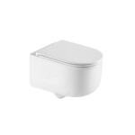 INVENA - WC mísa závěsná, Korfu kulatá, s prkénkem soft-close CE-95-001-L