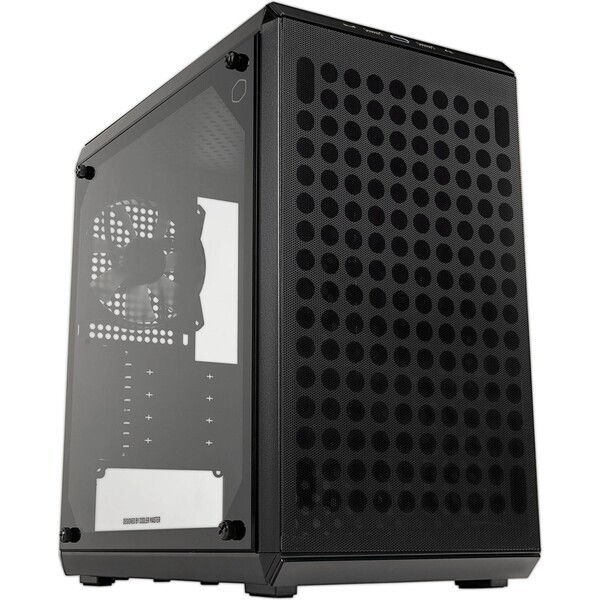 Cooler Master Q300L V2 černá / microATX / 2x USB-A 3.2 1x USB-C 3.2 2x2 / 2x 120mm / bez zdroje / průhledná bočnice (Q300LV2-KGNN-S00)