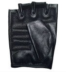 Bezprstové rukavice na moto Nazran Perforated black - XS