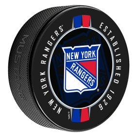 Mustang Puk New York Rangers NHL Ribbon Printed