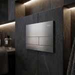 REA - Podomítkový Instalační Set Slim 024N pro WC s Tlačítkem T Titan KPL-E1632