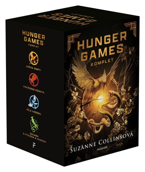 HUNGER GAMES – komplet, 1.-4.díl - box - Suzanne Collinsová