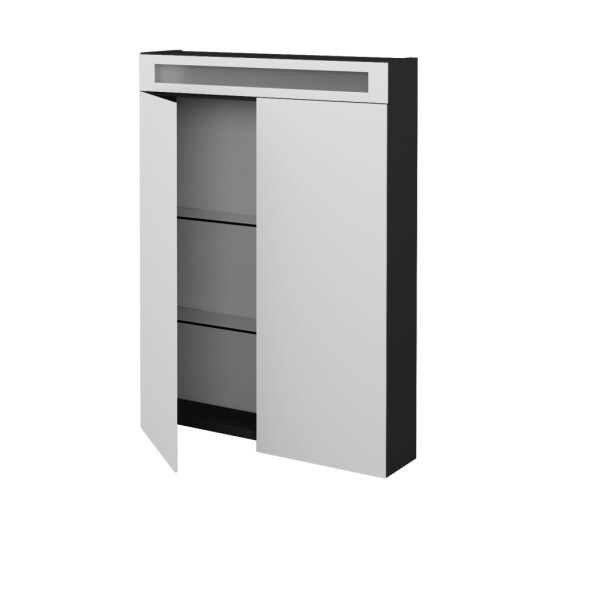 Dřevojas - Dvoudveřová galerka AIR GA2OE 60 - N03 Graphite 238964