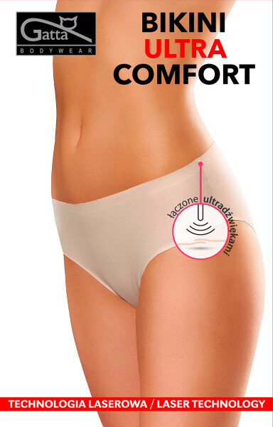 Dámské kalhotky Gatta 41591 Bikini Ultra Comfort bílá/bílá XS