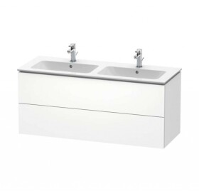 DURAVIT - L-Cube Umyvadlová skříňka 55x129x48 cm, 2 zásuvky, bílá mat LC625801818