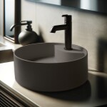 DEANTE - Silia - Granitové umyvadlo grafit CQS_TU4B