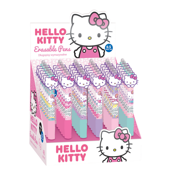 Colorino gumovatelné pero, Hello Kitty, 36 ks, modrá náplň, displej - 36ks