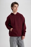 DEFACTO Oversize Fit Hooded Basic Sweatshirt