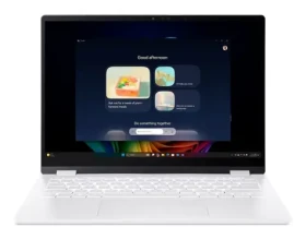 Acer Swift Edge 14 AI bílá / Notebook / 14" WQ2.8K OLED T / Intel Core Ultra 9 288V / 32GB / 1TB SSD / W11H (NX.JG4EC.004)