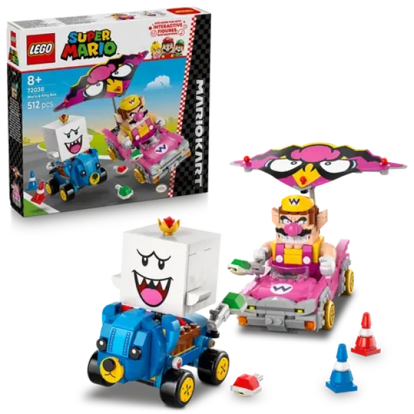 LEGO® Super Mario™ 72038 Mario Kart™ – Wario a King Boo