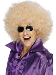 Mega blond afro paruka