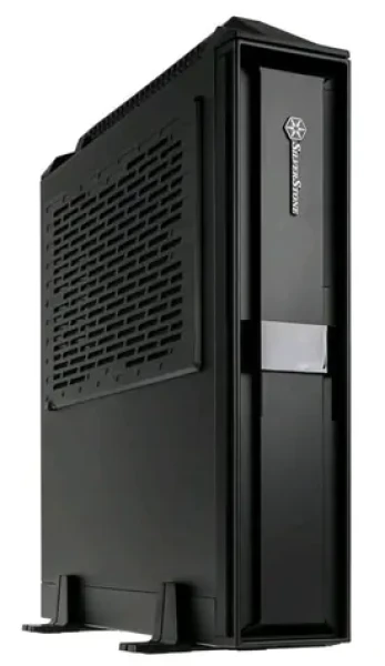 SilverStone SST-ML08B-H Milo černá / Mini-ITX / 2x USB 3.0 / bez zdroje (SST-ML08B-H)