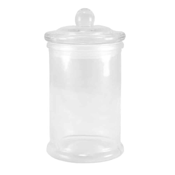 Strömshaga Skleněná dóza Glass Lid Medium, čirá barva, sklo