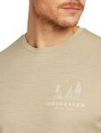 ICEBREAKER Mens Mer 150 Tech Lite SS Tee Peaceful Pass, Flagstone (vzorek) velikost: M