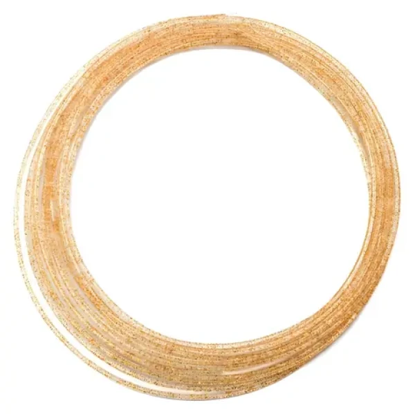 3DSimo Filament PLA třpytivá zlatá / Tisková struna / 1,75 mm / 5 m