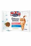 Butcher's Cat Delic.Dinners losos/pstruh kapsa 4x100g