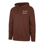 47 Brand Pánská mikina New York Yankees MLB Backer Burnside Hoodie Cacao Velikost: M