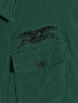 Antihero BASIC EAGLE DARK GREEN BLACK Embroidery pánská košile