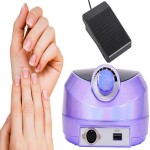 Verk Elektrická frézka / bruska na nehty 80 W - fialová