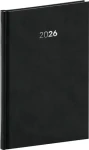 NOTIQUE Týdenní diář Balakon 2026, černý, 15 x 21 cm (PGD-TA5BA-6120)
