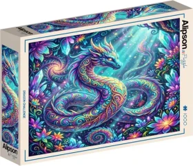 ALIPSON Čtvercové puzzle Dračí výzva