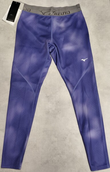 Běžecké kalhoty Mizuno Impulse Printed Long Tight J2GB770368 Velikost textilu: L