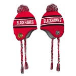 Outerstuff Dětská Zimní Čepice Chicago Blackhawks Jacquard Tassel Knit With Pom