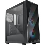 Cooler Master CMP520 ARGB černá / ATX / 1x USB-A 2.0 1x USB-A 3.1 / 3x 120mm / bez zdroje / průhledná bočnice (CP520-KGNN-S00)