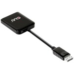 CLUB3D CSV-7200 MST video adaptér DisplayPort 1.4 na 2x DisplayPort M/F černá / 4K 60Hz (CSV-7200)