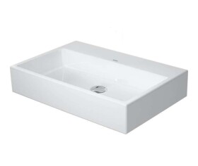 DURAVIT - Vero Air Umyvadlo 70x47 cm, bez přepadu, bez otvoru pro baterii, WonderGliss, bílá 23507000701