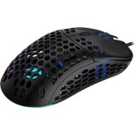 Endorfy LIX černá / optická / drátová / herní / 8000 dpi / PMW3325 / 6 tlačítek / RGB / Kailh GM4.0 / USB / 1.8m (EY6A002)