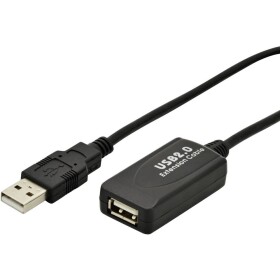 Roline 12.04.1077 USB 5Gbps (USB 3.0) aktivní optický prodlužovací, USB3.0 A(M) - USB3.0 A(F), 20m, černý