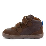Chlapecké celoroční kožené kotníkové barefoot boty LOOP HIGH-TOPS BROWN Froddo G2110157-1 - 28