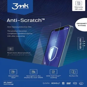 3mk All-Safe AIO Anti-Scratch / Ochranná fólie / Dry Wet Fitting / pro mobilní telefony / 5 ks (5903108471916)