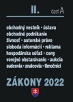 Zákony II časť 2022 Obchodné právo živnostenské podnikanie