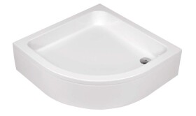 DEANTE - plus II bílá - Kryt na sprchovou vaničku, půlkulatý, 80 cm KTU_032O