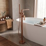 REA - Volně stojící baterie Logan Brush Copper REA-B2220