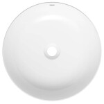 GROHE - Essence Umyvadlo na desku, průměr 45 cm, bez přepadu, bez otvoru pro baterii, alpská bílá 103560SH00