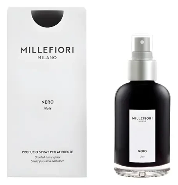 Millefiori Nero černá / Bytová vůně / sprej / 100 ml / dřevité a kořeněné (77SRNR)