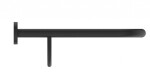 IDEAL STANDARD - IOM Polička s držákem ručníků, délka 57 cm, hedvábná černá A9106XG