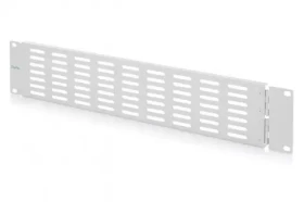 DIGITUS 19" šedá / Krycí panel 2U / výklopný / ocelový plech (DN-97694)