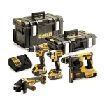 DeWalt DCK422P3 / Sada Aku nářadí:DCK422P3 + DCH273 + DCD796 + DCG405 + DCE887 / 3x 18V|5.0Ah (DCK422P3)
