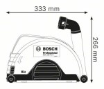 BOSCH GDE 230 FC-S Professional 1600A003DL / odsávací kryt pro brusky / 230 mm (1600A003DL)