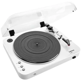 Lenco L-85 bílá / Gramofon / 33 45 RPM / předzesilovač (L85WHITE)