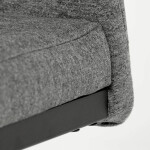 Jídelní židle, šedá, látka, DCL-438 GREY2