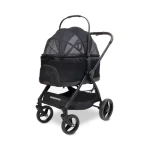 Wonderfold Pet Kočárek P3 pro psy 2v1 do 22,7 kg (kočárek+přepravní taška) jet black (WFP3-BLK)