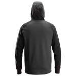 Snickers Workwear Dvojbarevná mikina s kapucí šedočerná velikost 2XL (28425804008-B)