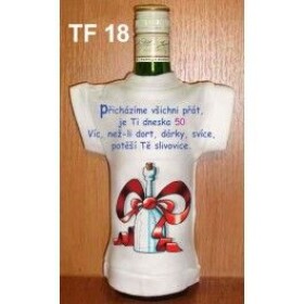 Divja.cz Tričko na flašku přicházíme všichni přát 50...