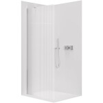 CERANO Sprchová zástěna Walk-in Onyx Y L/P - 8 mm - chrom, rýhované sklo - 60x200 cm