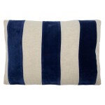 House Doctor Bavlněný povlak na polštář Sono Blue 60 x 40 cm, modrá barva, textil